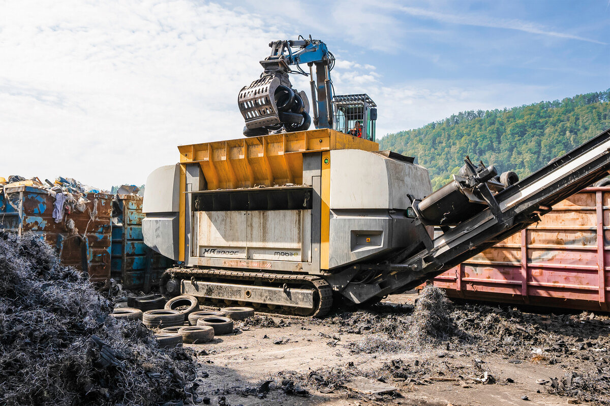 EBS production at Zuser Ressourcenmanagement | UNTHA shredding technology