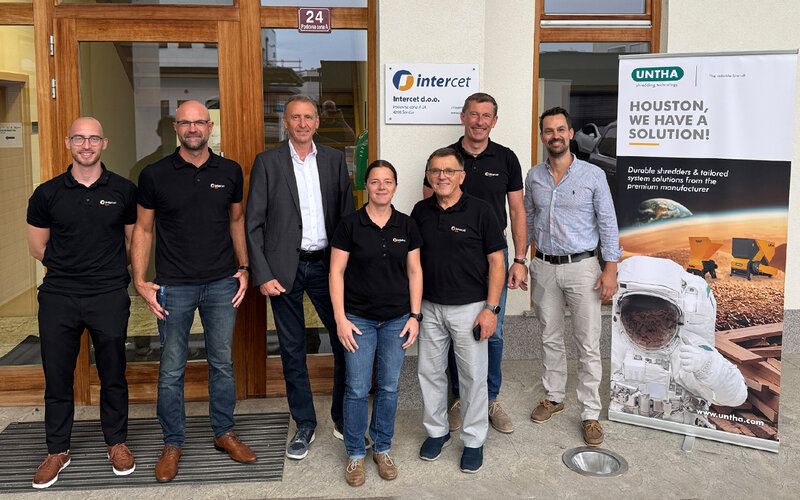 UNTHA Distribution Partner Intercet Slovenia | © UNTHA
